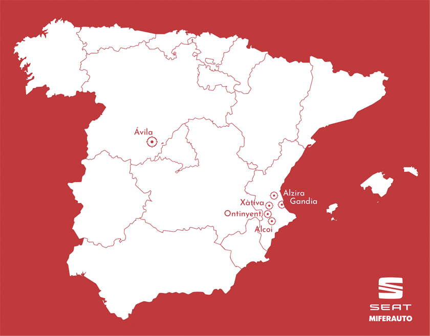 Mapa Concesionario SEAT