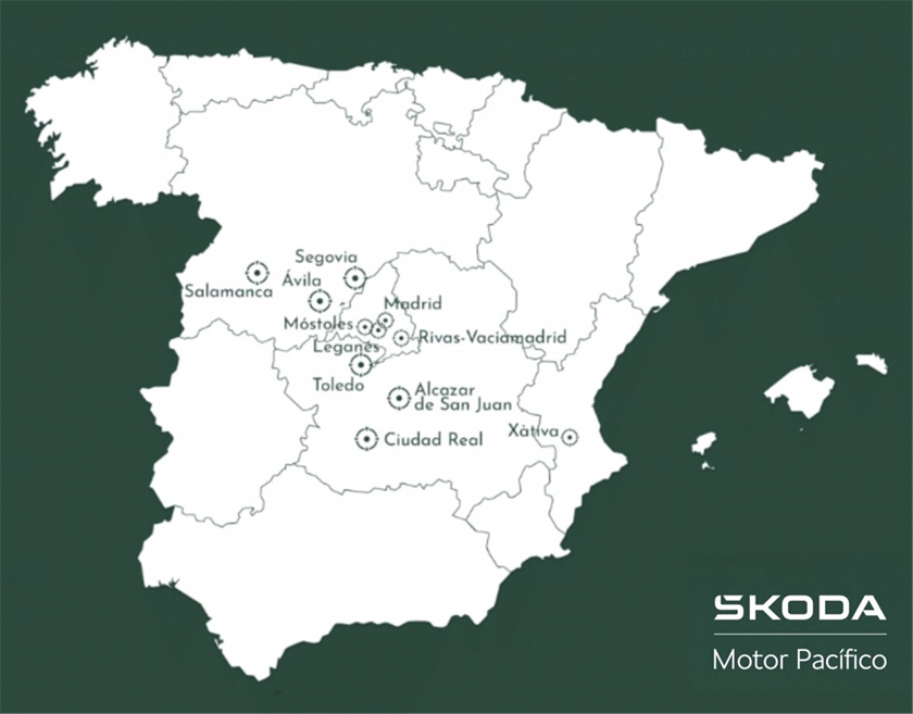 Mapa Concesionario Skoda