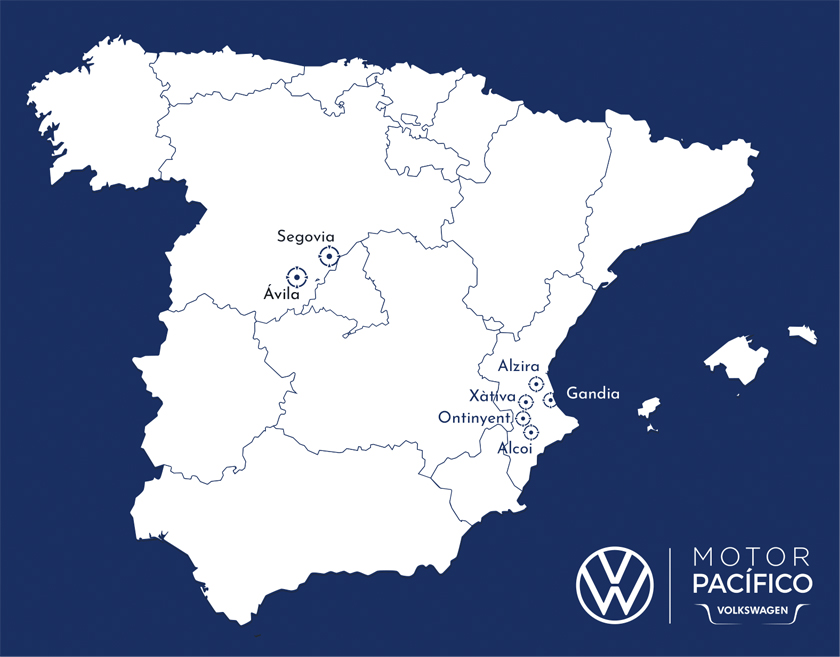 Mapa Concesionario VW
